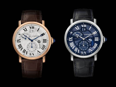 Rotonde de Cartier 晝夜顯示雙時區腕表