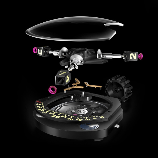 流體動力學 挑戰極限   URWERK UR 202 最科幻的宇宙腕表 UR 202 鐘表 宇宙腕表 URWERK 新表預覽  第4張