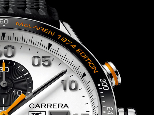 TAG Heuer Carrera McLaren 1974     TAG Heuer 推出邁凱輪40周年特別版腕表