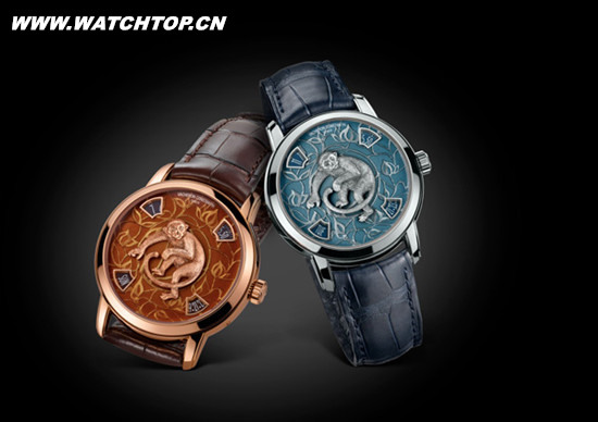 Vacheron Constantin推出兩款十二生肖猴年腕表