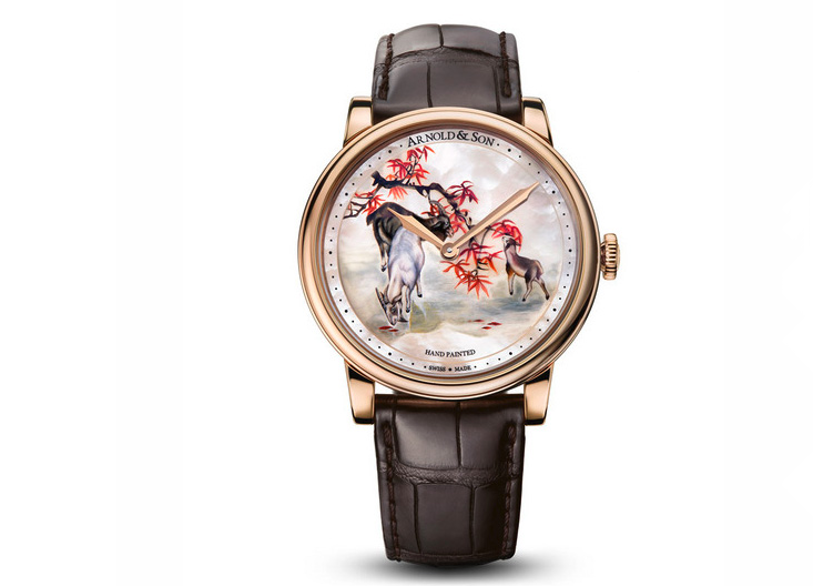 水墨巧繪 吉「羊」時(shí)刻    Arnold & Son 推出中國(guó)羊年限量版腕表