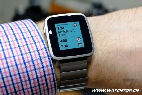 Apple Watch發布后，推動Pebble新款智能手表Time眾籌金額翻番