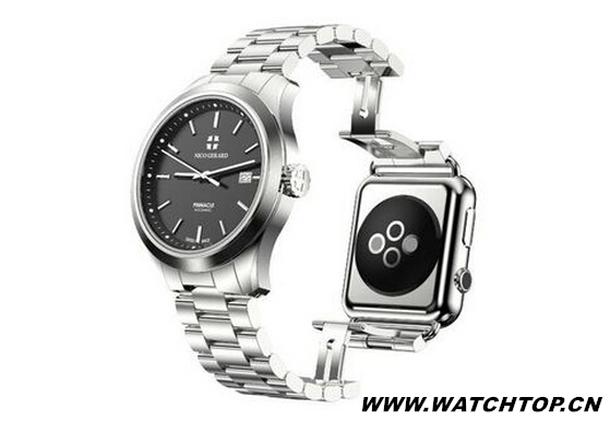 Pinnacle雙頭手表=奢侈表+Apple Watch，噱頭？ Apple Watch 奢侈表 手表 熱點(diǎn)動態(tài)  第1張