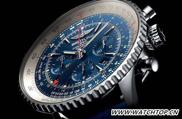 手腕上的極光藍，Breitling 最新限量款“NAVIGIER GMT”腕表登場 限量版“NAVITIMER GMT” Breitling 腕表? 新表預覽  第2張