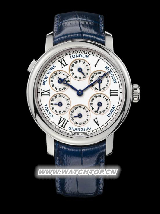 Aerowatch 全新文藝復興系列7地時區腕表 文藝復興 Aerowatch 腕表 熱點動態  第2張