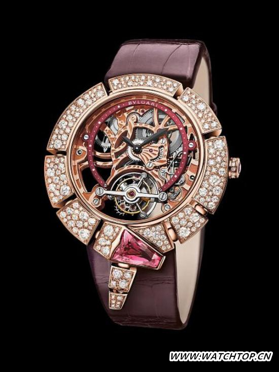 寶格麗 Serpenti Incantati 鏤空陀飛輪珠寶腕表 Serpenti Incantati 珠寶 寶格麗 陀飛輪 腕表 新表預覽  第4張