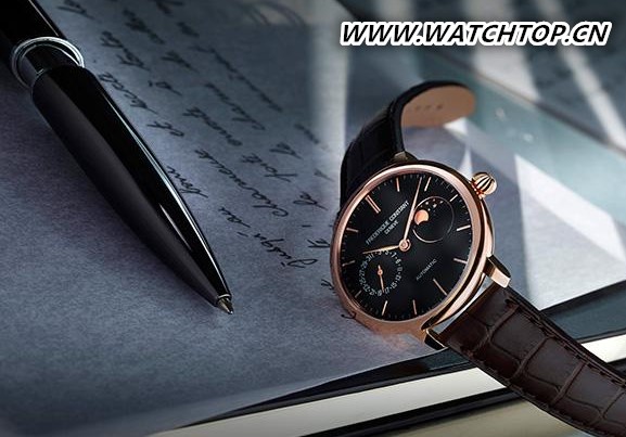康斯登（Frederique Constant）全新超薄月相自家機芯腕表