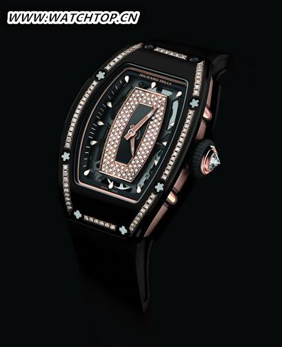 情趣優雅：RICHARD MILLE RM07 01黑色納米陶瓷鑲鉆腕表 優雅 情趣 RICHARD MILLE 珠寶 腕表 新表預覽  第2張