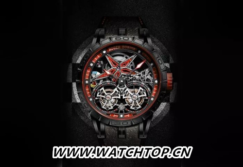 ROGER DUBUIS 羅杰杜彼Excalibur Spider Pirelli雙飛行陀飛輪