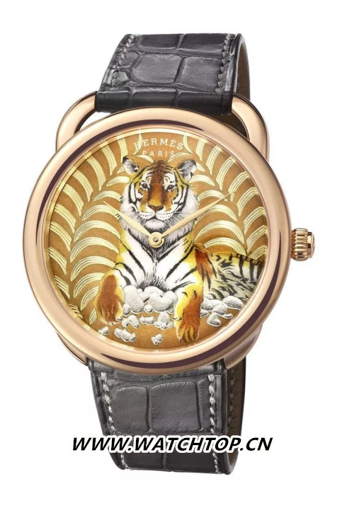 隱性的高復(fù)雜工藝 愛馬仕Arceau Tigre Royal 愛馬仕 行業(yè)資訊  第3張