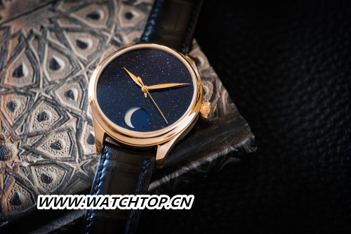 H. MOSER & CIE.H. MOSER & CIE.亨利慕時：星月映空亨利慕時：星月映空 勇創(chuàng)者恒動月相砂金石 亨利慕時 行業(yè)資訊  第2張