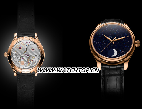 H. MOSER & CIE.H. MOSER & CIE.亨利慕時：星月映空亨利慕時：星月映空 勇創(chuàng)者恒動月相砂金石 亨利慕時 行業(yè)資訊  第3張